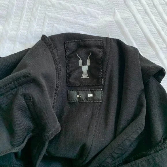 Rick Owens DRKSHDW BLACK drawstring lounge pants - Picture 12 of 15